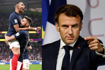 உலகக்கோப்பையில் காலியுறுத்திக்கு நுழைந்துவிட்டோம்! வெற்றியை கொண்டாடும் பிரான்ஸ் ஜனாதிபதி மேக்ரான்