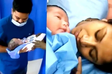 சிங்கக்குட்டி பொறந்துட்டான் - இரண்டவாது குழந்தைக்கு தாய்யான ஆல்யா