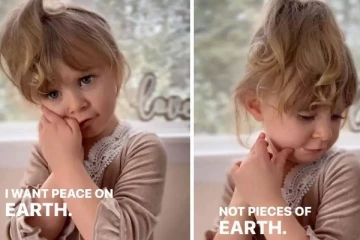 போரை நிறுத்தி, அமைதியான உலகத்தை தாருங்கள்: சூறாவளியாய் பரவும் சிறுமியின் கோரிக்கை வீடியோ!