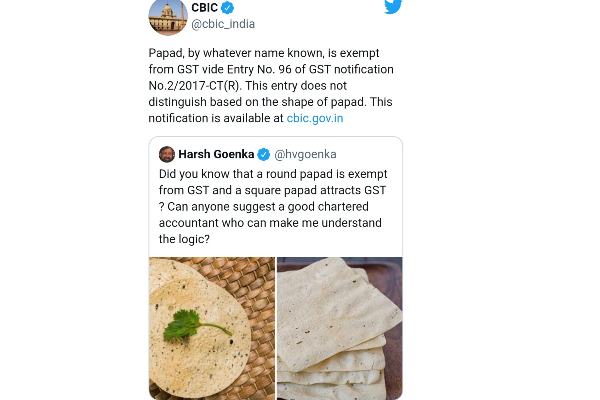 நீங்கள் அப்பளப் பிரியரா? உங்களுக்கு ஹேப்பி நியூஸ் இருக்கு | Papad Exempt From Gst Cbic Clarifies