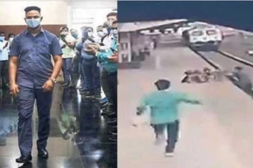 நொடியில் குழந்தையைக் காப்பாற்றிய ரயில்வே ஊழியர்... குவியும் வாழ்த்துக்கள்! பரிசுதொகை எவ்வளவு தெரியுமா?