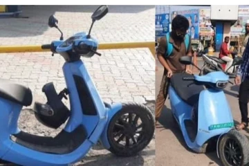 2 ஆக உடைந்த எலக்ட்ரிக் பைக் - அடுத்த சர்ச்சையில் சிக்கியதால் பரபரப்பு