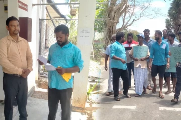 முல்லைத்தீவு - ஐயன்கன் குளம் விவசாயிகள் கவனயீர்ப்பு போராட்டம்