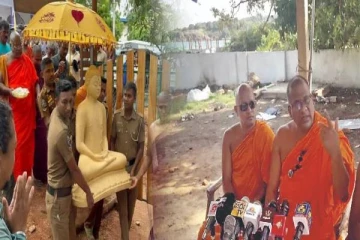 திருகோணமலை புத்தர் சிலை விவகாரம் தீவிரம் ; தேரர் குழுவின் நில கோரிக்கை சர்ச்சையில்