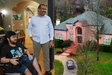 மகன்களுக்காக 12 வருடமாக அமெரிக்காவில் செட்டிலாகிய நெப்போலியன்!! மிரளவைக்கும் பிரம்மாண்ட வீடு