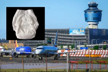 Baby Diapperல் 17 தோட்டாக்கள்., நியூயார்க் விமான நிலையத்தில் பயணி மீது நடவடிக்கை