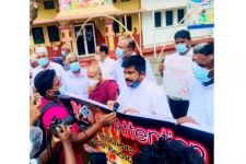 ஜனாஸா எரிப்பிற்கு எதிராக மன்னாரில் நடைபெற்ற கண்டனப் பேரணி!