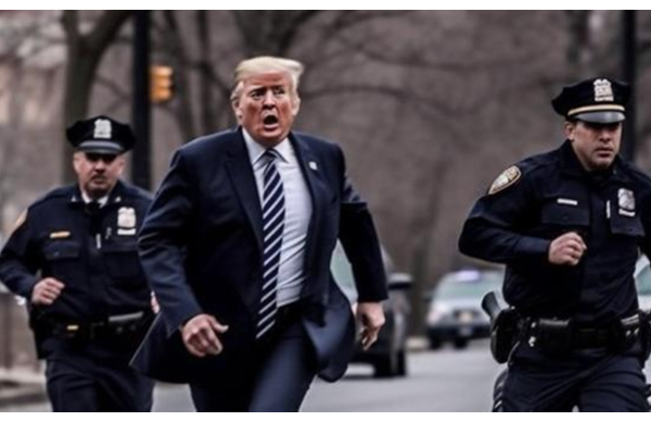 ட்ரம்பை கைது செய்தால் இப்படிதான் இருக்கும் - வைரலாகும் ஃபோட்டோஸ் | Ai Predicts Donald Trump S Arrest Would Look Like