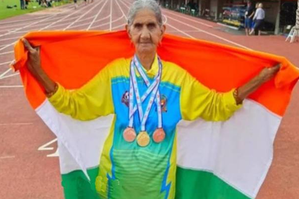 தங்க பதக்கங்களை வென்று சாதனை படைத்த 95 வயது மூதாட்டி! குவியும் வாழ்த்துக்கள் | 95 Year Old Woman Set A Record In Athletics World