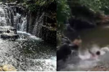 நீர்வீழ்ச்சியில் மூழ்கி 4 பேர் உயிரிழப்பு!! ஒருவர் மாயம்