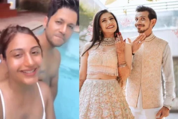 நீச்சல் குளத்தில் ஆண் நண்பருடன் நெருக்கம் - வைரல் சாஹல் மனைவி வீடியோ!! அதிர்ச்சியில் ரசிகர்கள்