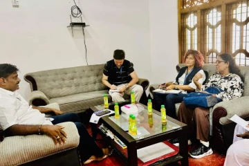 சாள்ஸ் எம். பியுடன் விசேட கலந்துரையாடலில் ஈடுபட்ட ஐரோப்பிய ஒன்றியத்தின் குழு