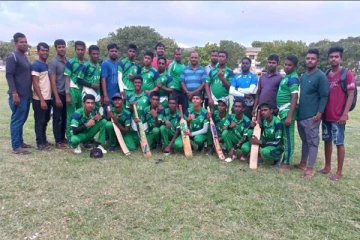 மாகாண மட்ட துடுப்பாட்டப் போட்டி: கிளிநொச்சி அக்கராயன் மகாவித்தியாலயம் சம்பியன் (Photos)