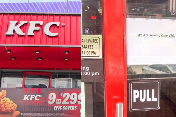kfc ghaziabad veg only