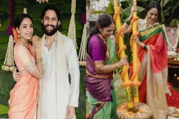 நாக சைதன்யா - சோபிதா திருமண சடங்குகள் ஆரம்பம்... வைரலாகும் புகைப்படங்கள்