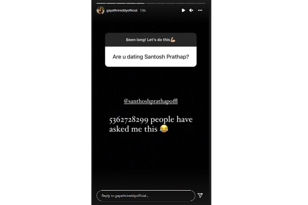 குக் வித் கோமாளி சந்தோஷை காதலிக்கிறேனா? பிகில் காயத்ரி ரெட்டி கொடுத்த விளக்கம் | Gayathri Reddy Reply To Linkup With Santhosh