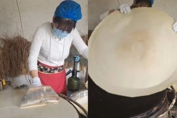 தோசை சுடும் வெளிநாட்டு பெண்...சீனாவில் தமிழரின் உணவுக்கு இப்படி ஒரு பெயரா? ட்ரெண்டாகும் வீடியோ