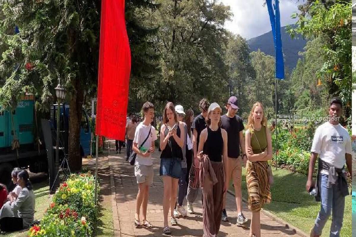 நுவரெலியாவில் கண்கவரும் மலர் கண்காட்சி ஆரம்பம் - கண்டு ரசிக்கும் சுற்றுலா பயணிகள் | Flower Exhibition Begins In Nuwara Eliya