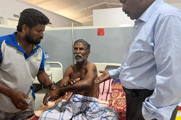 தமிழ் கால்நடை வளர்ப்பாளரை கட்டிவைத்து தாக்கிய பெரும்பான்மையினத்தவர்கள்(படங்கள்) | Tamil Cattle Breeder Was Tied Up Beaten Mullaitivu