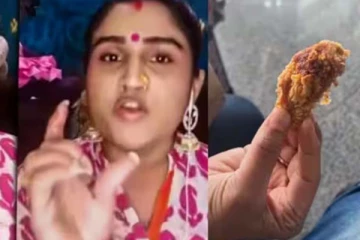 கே.எப்.சி-யில் காக்கா கறியா? புகைப்படத்தை வெளியிட்டு கொந்தளித்த வனிதா