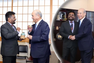 ஜப்பான் வெளிவிகார அமைச்சரை சந்தித்த அனுர!