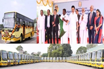 புது பஸ் வந்தாச்சு; மஞ்சள் நிறத்தில் பிஎஸ் 6 ரக பேருந்துகள் - தொடங்கி வைத்த முதலமைச்சர்!