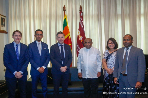 ஐக்கிய நாடுகள் சபையின் வதிவிட ஒருங்கிணைப்பாளருக்கும் சபாநாயகருக்கும் இடையில் சந்திப்பு | Meeting The Un Resident Coordinator The Sl Speaker