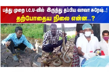 பத்து முறை I.C.U-வில் இருந்து தப்பிய வாவா சுரேஷ்..தற்போதைய நிலை என்ன..?