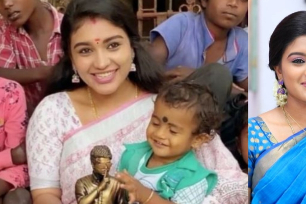 நடிகர் விஜய் சிலையுடன் இருக்கும் செம்பருத்தி பார்வதி! வைரல் புகைப்படம் | Semaparuththi Vijay Master Zeetv