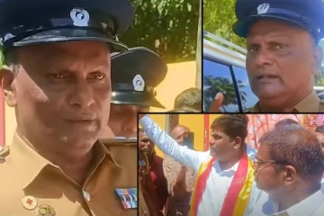 தமிழ் பொதுவேட்பாளரின் பிரசார நடவடிக்கைக்கு பொலிஸார் இடையூறு