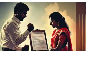 விவாகரத்து கிடைத்த பெண்; மெகந்தியை வைத்து செய்த வினோத சம்பவம் - வைரல் வீடியோ!