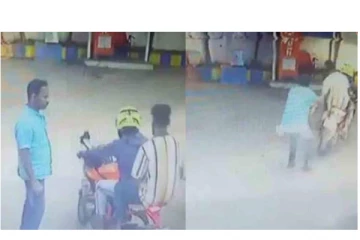 பெட்ரோல் போட்டுவிட்டு பணம் கொடுக்காமல் தப்பிச் சென்ற இளைஞர்கள் - வைரலாகும் சிசிடிவி காட்சி