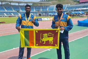 ஈட்டி எறிதல் போட்டியில் இலங்கை வீரர்கள் படைத்த சாதனை