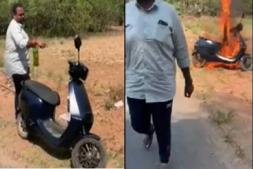 பழுதான ஓலா இ-பைக்... ஆத்திரத்தில் தீயிட்டு கொளுத்திய பிசியோதெரபிஸ்ட்