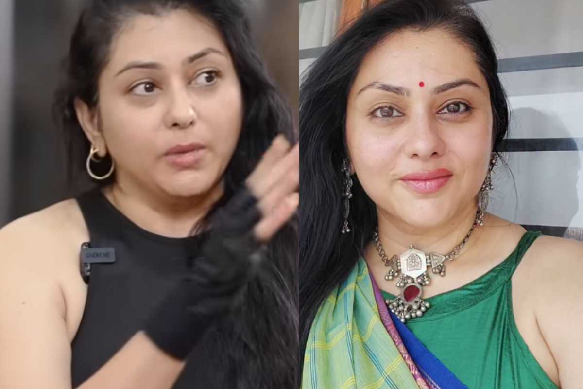 பெண்கள்தான் தாலி அணியவேண்டுமா? ஆண்களுக்கு எதுவும் இல்லையா? நமீதா ஆவேசமான கருத்து... | Actress Namitha Talks About Thali Women Men