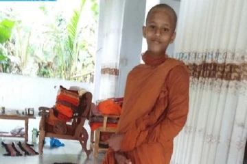 காணாமற்போன மாணவன் பிக்குவாக துறவறம்