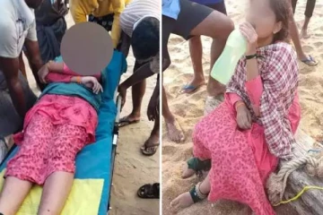 கடற்கரையில் காதலிக்கு பயங்கரம் - தப்பித்து தெறித்து ஓடிய காதலன்!