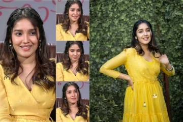 செடியில் பூத்த சிவப்பு ரோஜா போல் போஸ் கொடுத்த அஜித் மகள் - வைரலாகும் புகைப்படம்