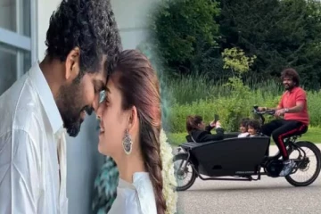 அட இது புதுசா இருக்கே! இயக்குநர் விக்னேஷ் சிவன் குடும்பத்துடன் போன ட்ரெண்டிங் ride... எதுலன்னு பாருங்க