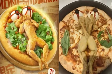 வறுத்த தவளையுடன் பீட்சா விற்பனை - பரபரப்பை கிளப்பிய பீட்சா ஹட்