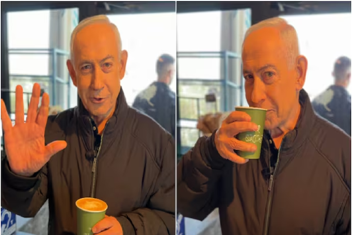 நெதன்யாகுவின் போலி காணொளி அம்பலம் | Netanyahus Coffee Video Grok Calls It Deepfake நெதன்யாகுவின் போலி காணொளி அம்பலம் | Netanyahus Coffee Video Grok Calls It Deepfake