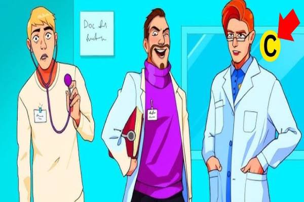 IQ Test: மாறுவேடத்தில் மறைந்திருந்த அதிகாரி.. போலி மருத்துவரை கண்டுபிடிங்க | Brain Teaser Iq Test Who Is The Fake Doctor