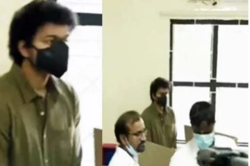 ஓட்டு போடாமல் சில நொடிகள் அதிர்ச்சியில் நின்ற விஜய்! வாக்குச்சாவடியில் நடந்தது என்ன?