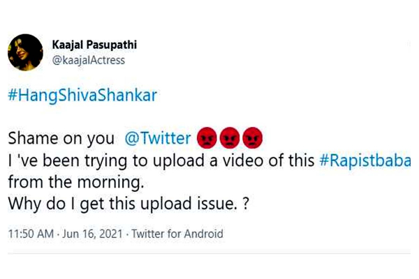 சிவசங்கர் பாபாவை தூக்கில் போடுங்கள்... பிரபல நடிகை ஆவேசம் | Hang Sivashankar Baba Kajal Pasupathi