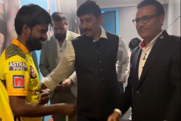 சூரியை சந்தித்த வீரேந்திர சேவாக்.. சொன்னதை கேட்டு ஆச்சர்யம்! - வீடியோ