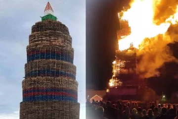 உலக சாதனையாக உருவெடுத்துள்ள அயர்லாந்து  தீ உற்சவம்!