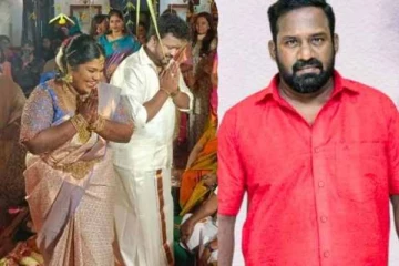 கோலாகலமாக நடந்த ரோபோ ஷங்கர் மகள் இந்திரஜா நிச்சயதார்த்தம்- அழகிய ஜோடி