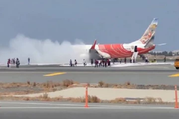 திடீரென தீப்பிடித்து விபத்துக்குள்ளான ஏர் இந்தியா எக்ஸ்பிரஸ் விமானம்!