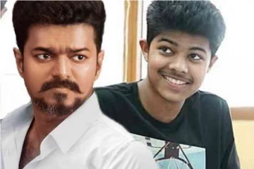 விஜய்யுடன் சண்டை போட்ட நபரை வெறித்தனமாக ரசிக்கும் விஜய்யின் மகன் சஞ்சய்.. அட, பாவி