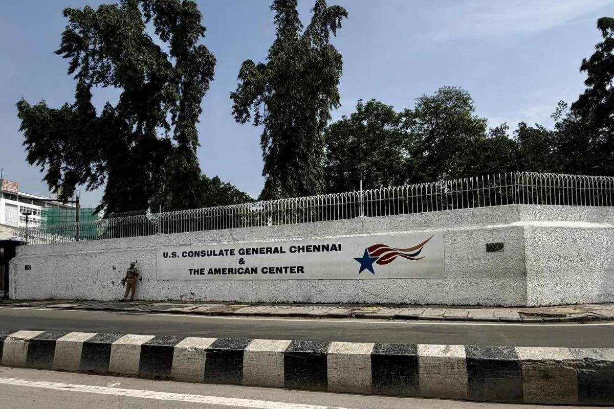 protest in usa embassy chennai for khamenei